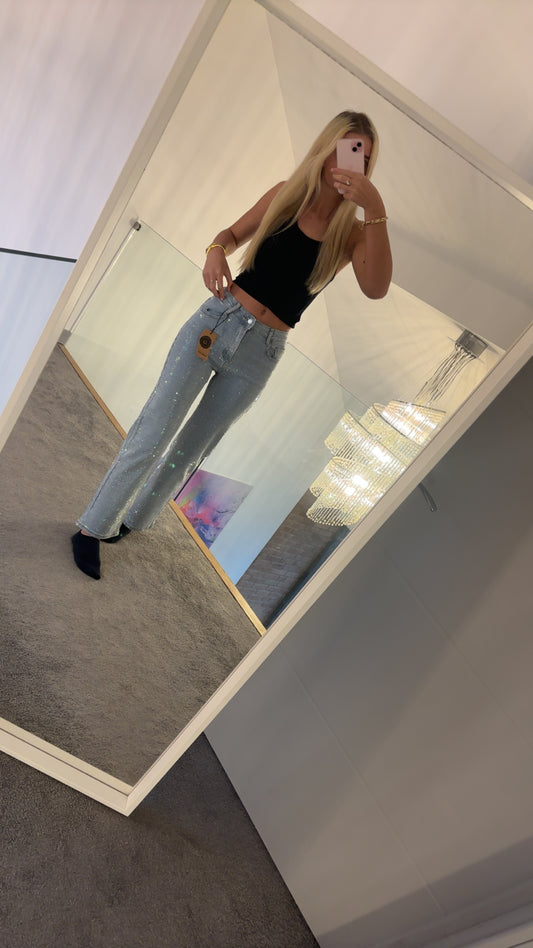 SPARKLE JEANS, DIAMONTE RHINSTONE