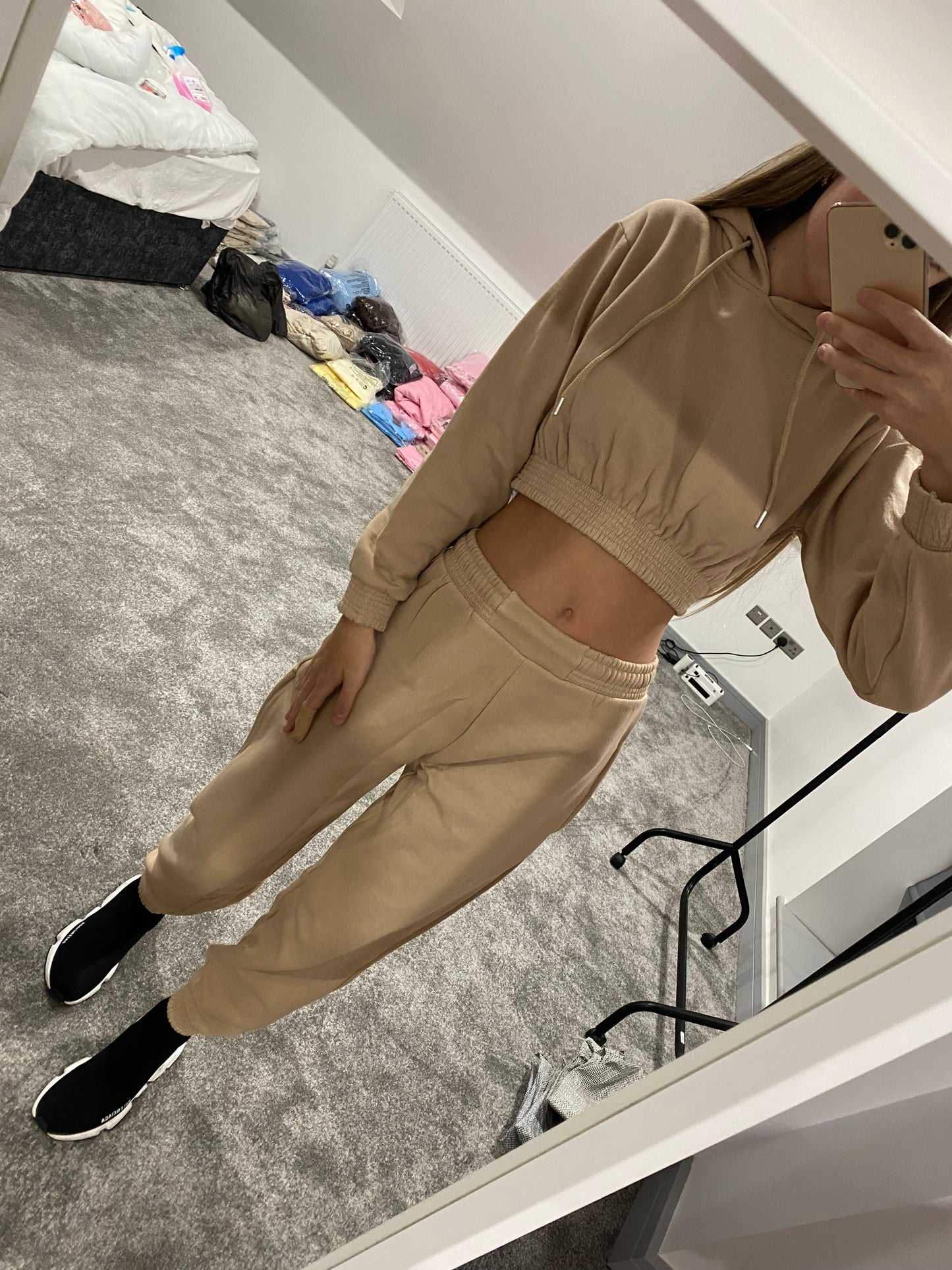 HOODED CROPPED TRACKSUIT