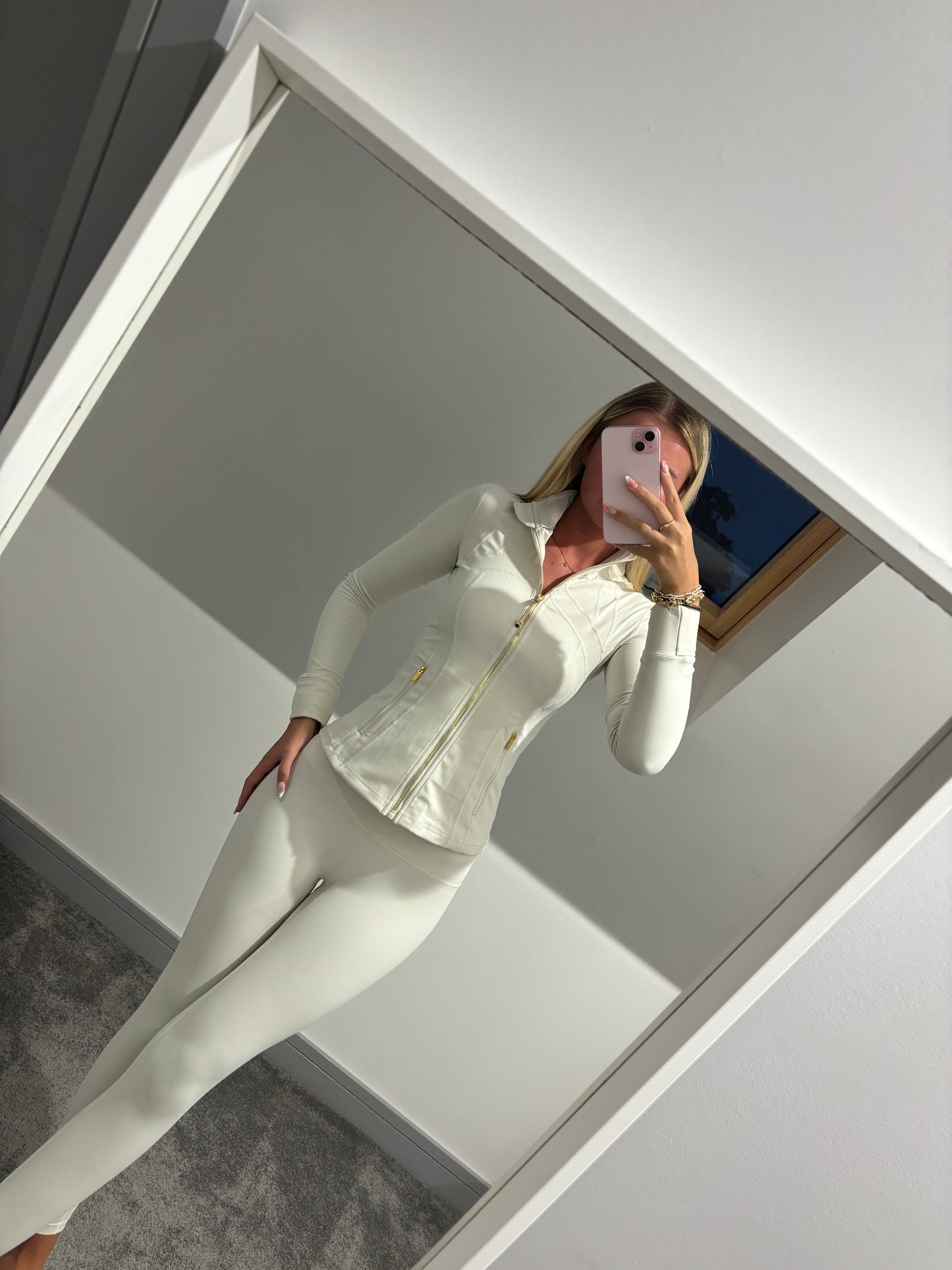 GOLD ZIP LEGGING SET PRE ORDER