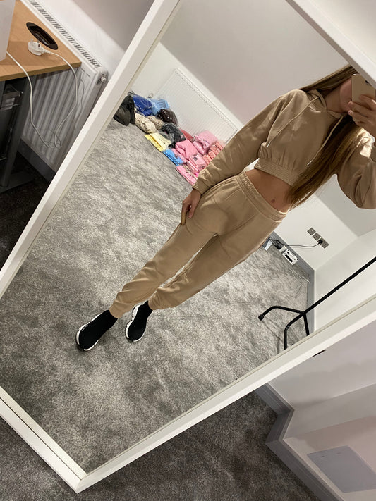 HOODED CROPPED TRACKSUIT