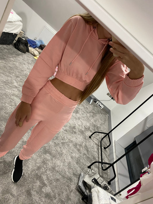 HOODED CROPPED TRACKSUIT