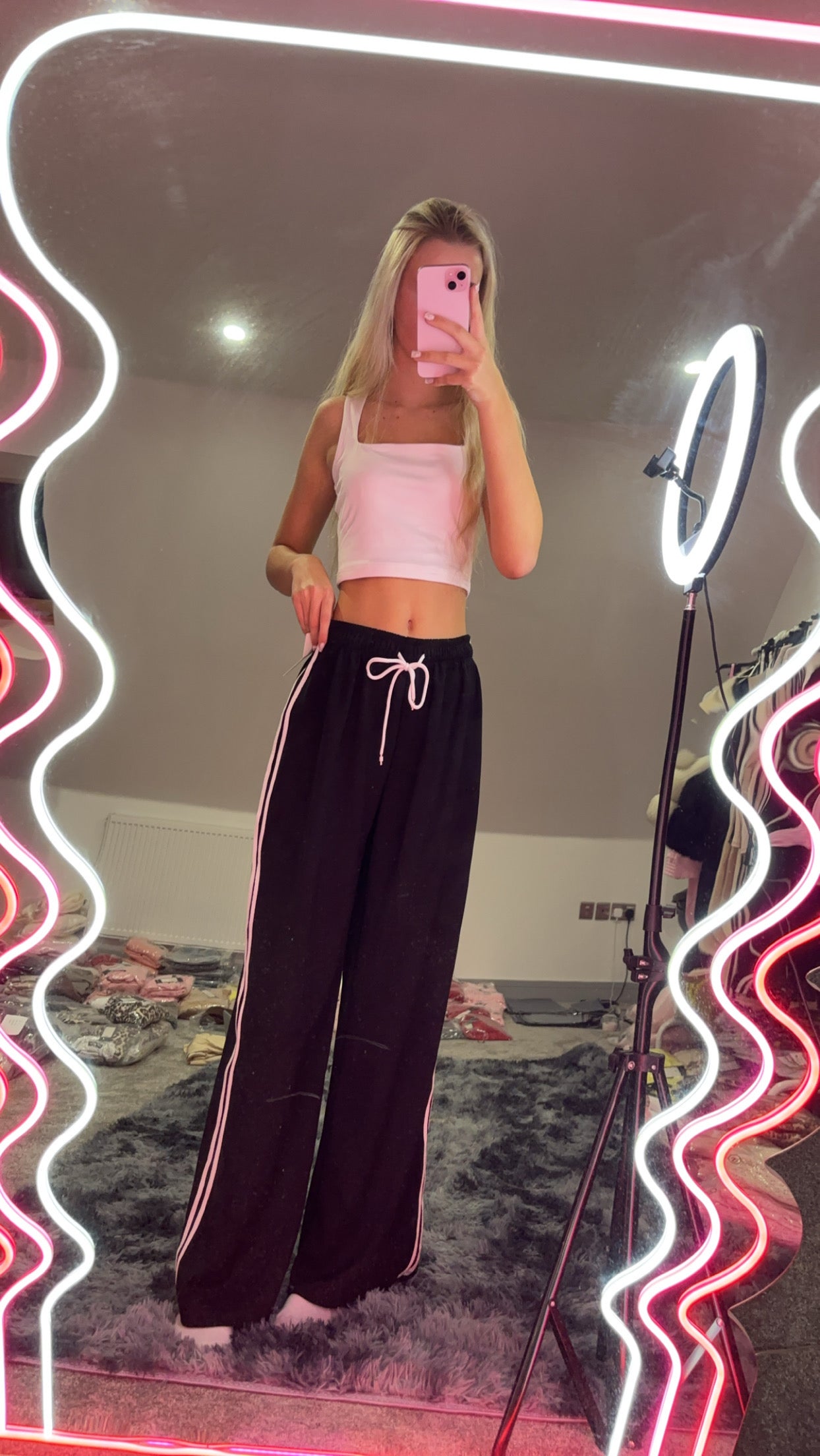 WIDE LEG JOGGERS