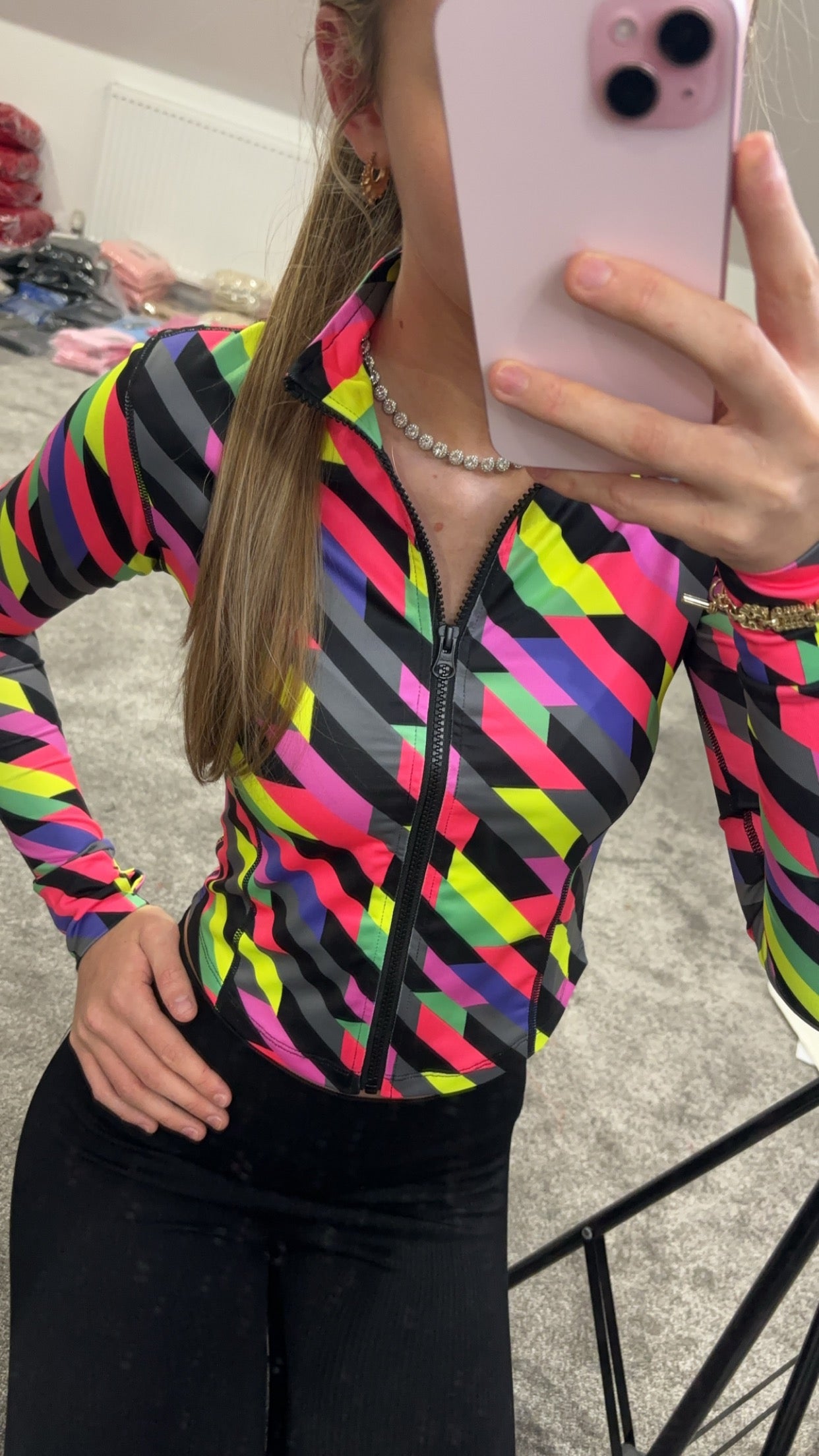 RAINBOW ZIP UP