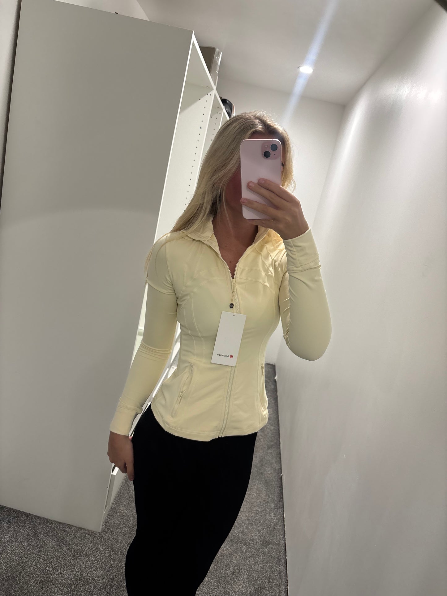 YELLOW ZIP UP