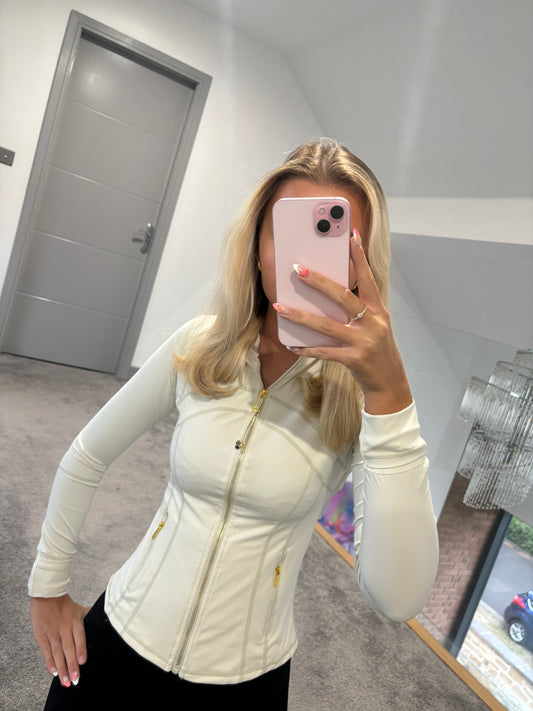 GOLD ZIP- ZIP UP