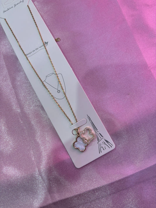 DOUBLE CLOVER NECKLACE