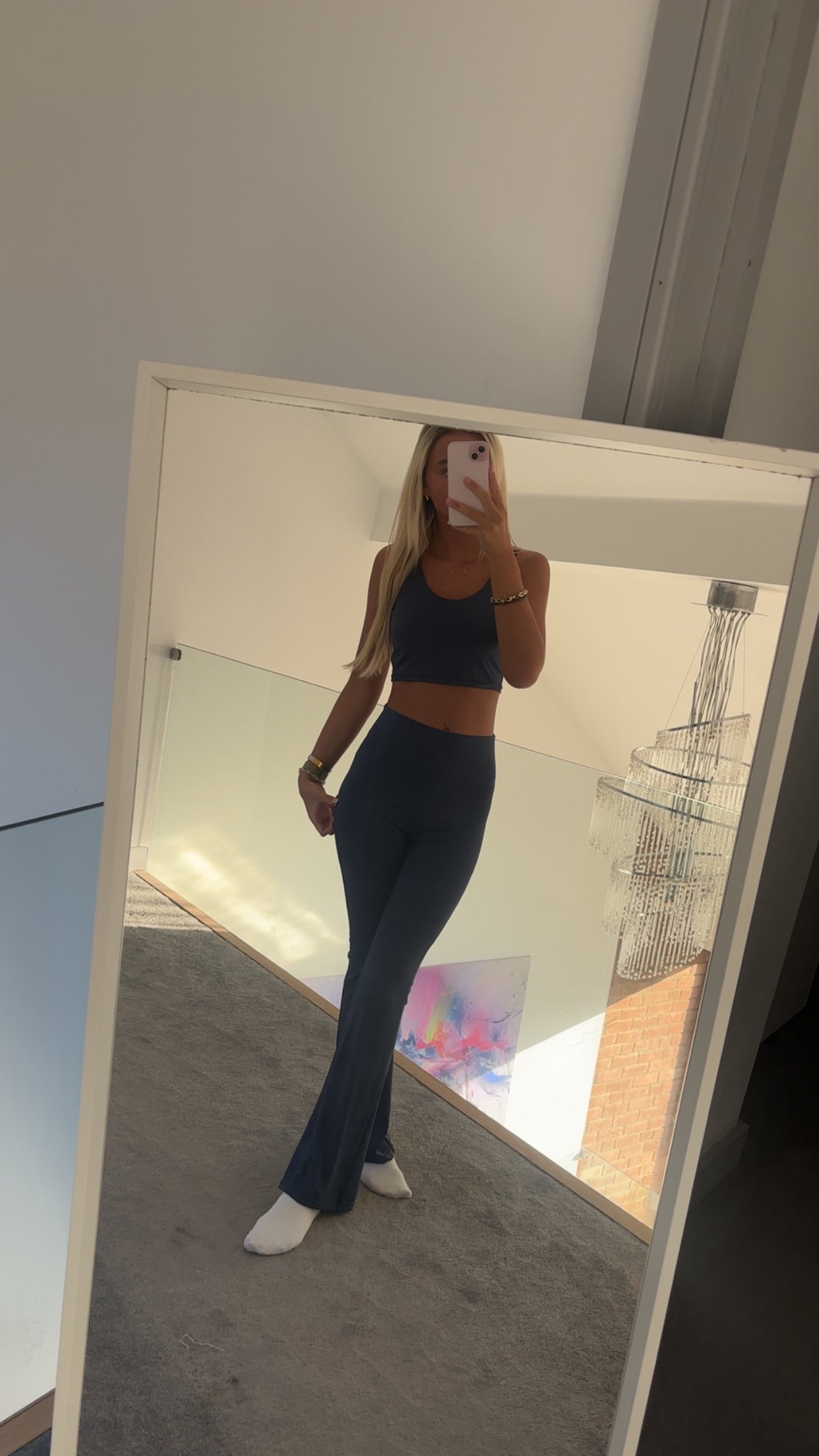 RUCHED BUM FLARED SET