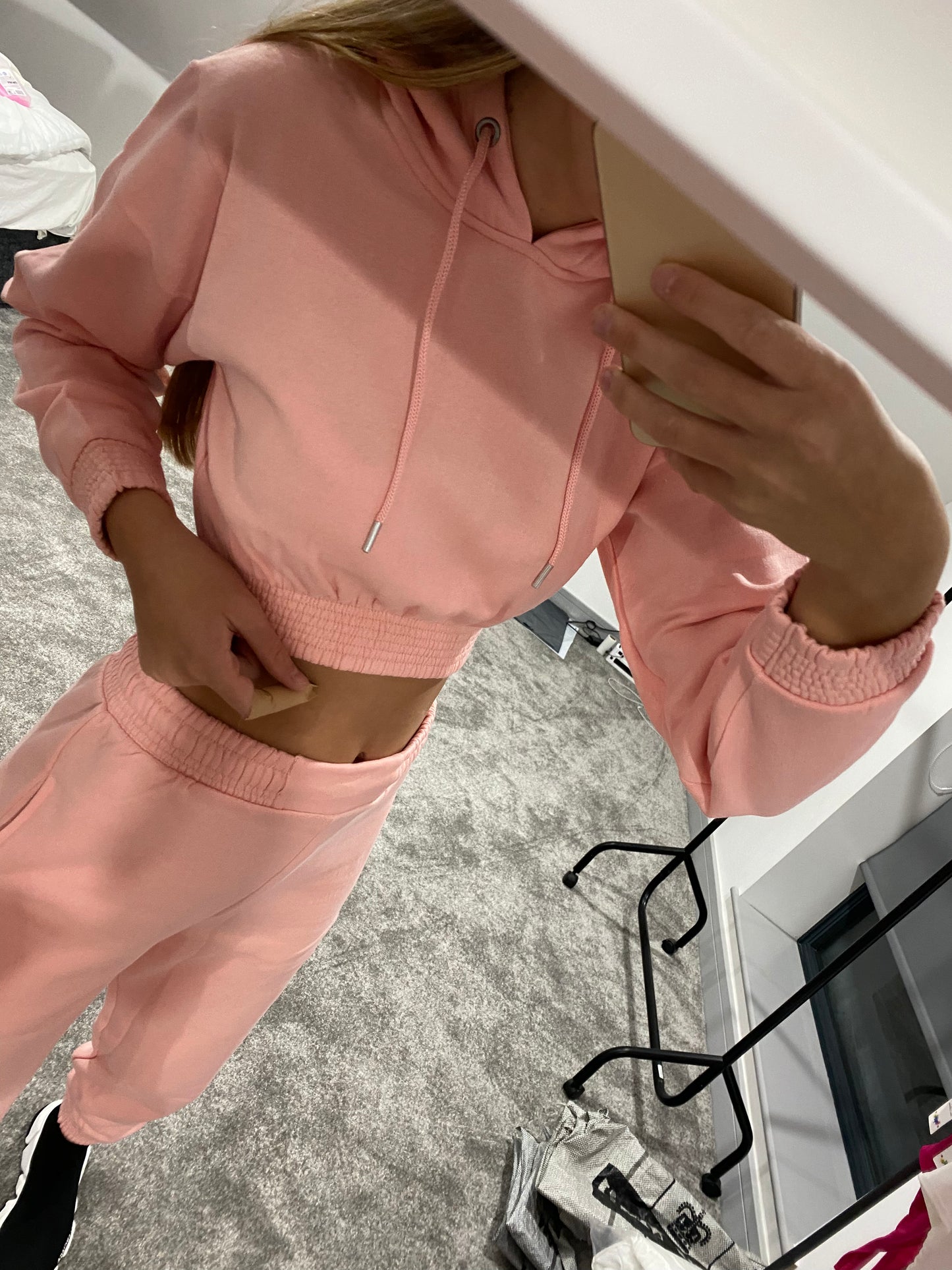 HOODED CROPPED TRACKSUIT