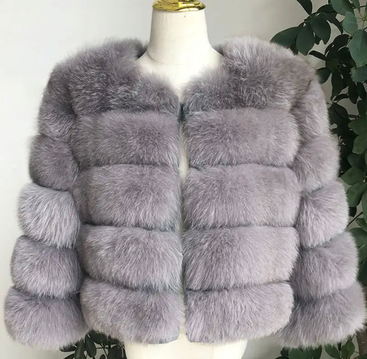 PRE ORDER- REAL FOX FUR COAT