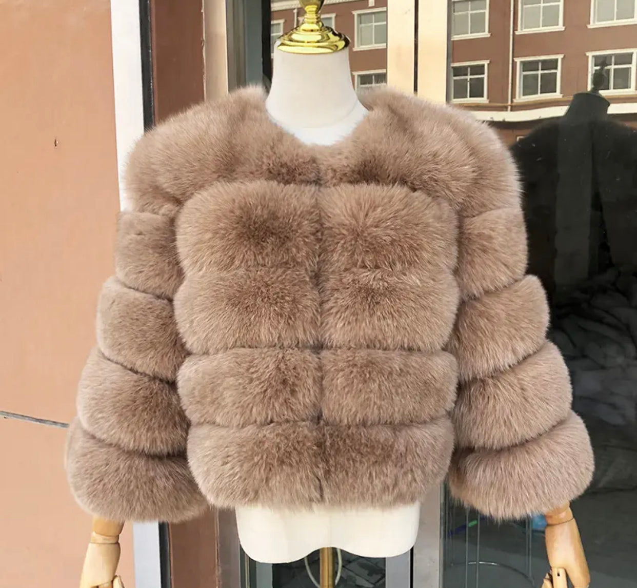 PRE ORDER- REAL FOX FUR COAT