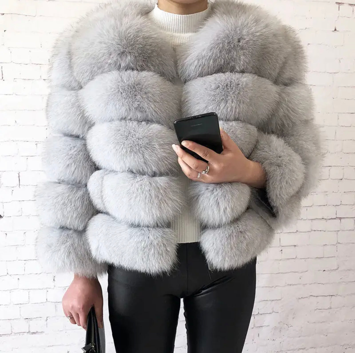 PRE ORDER- REAL FOX FUR COAT