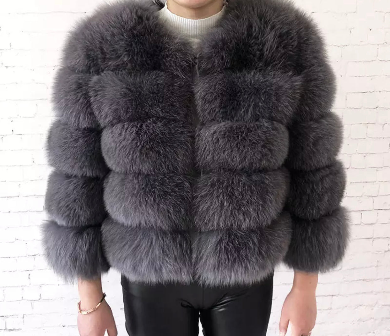 PRE ORDER- REAL FOX FUR COAT