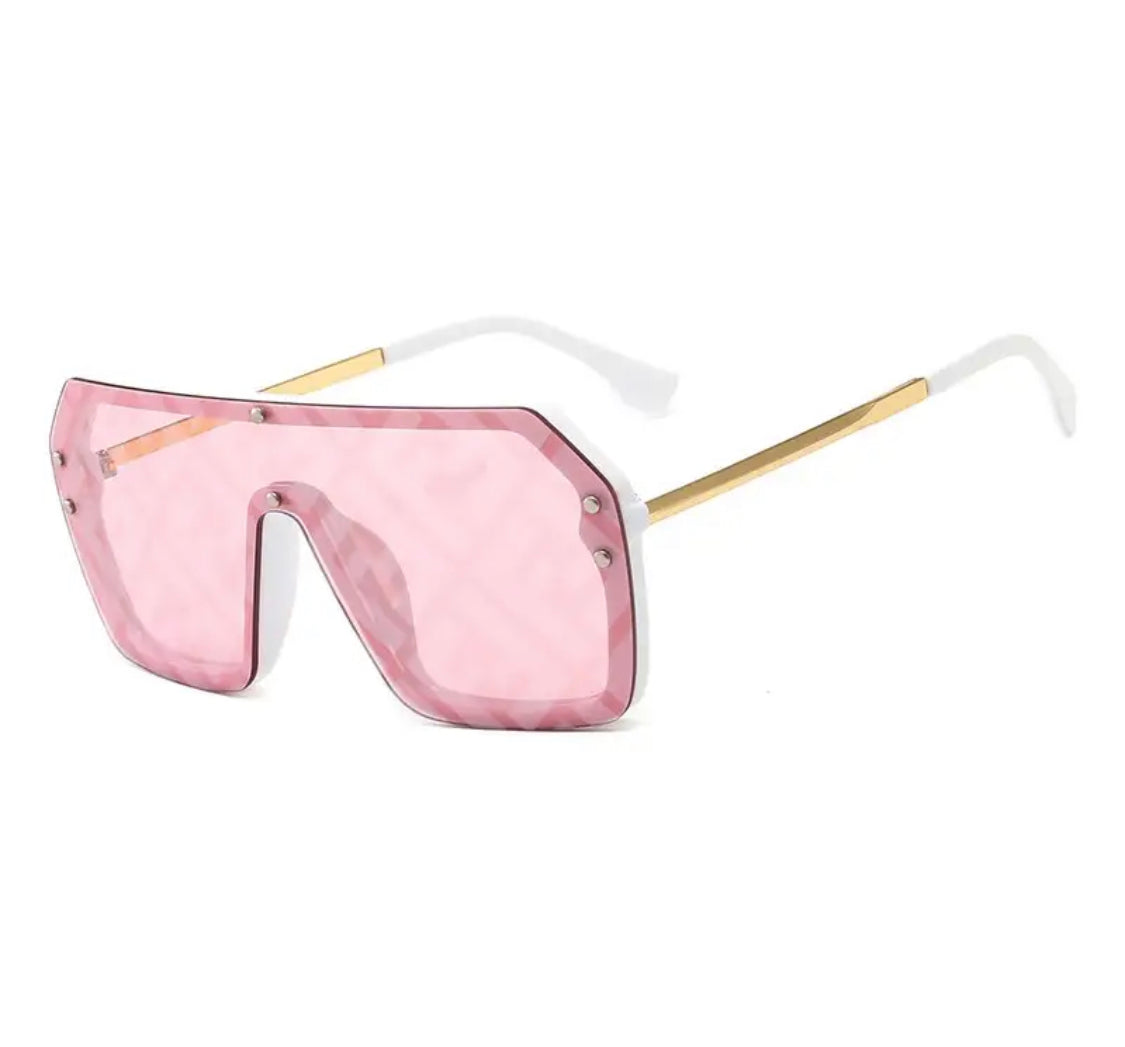 PINK F SUNGLASSES