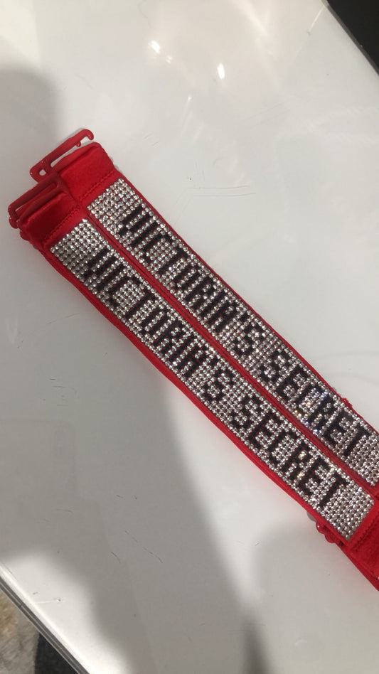 RED VICTORIA SECRET BRA STRAP